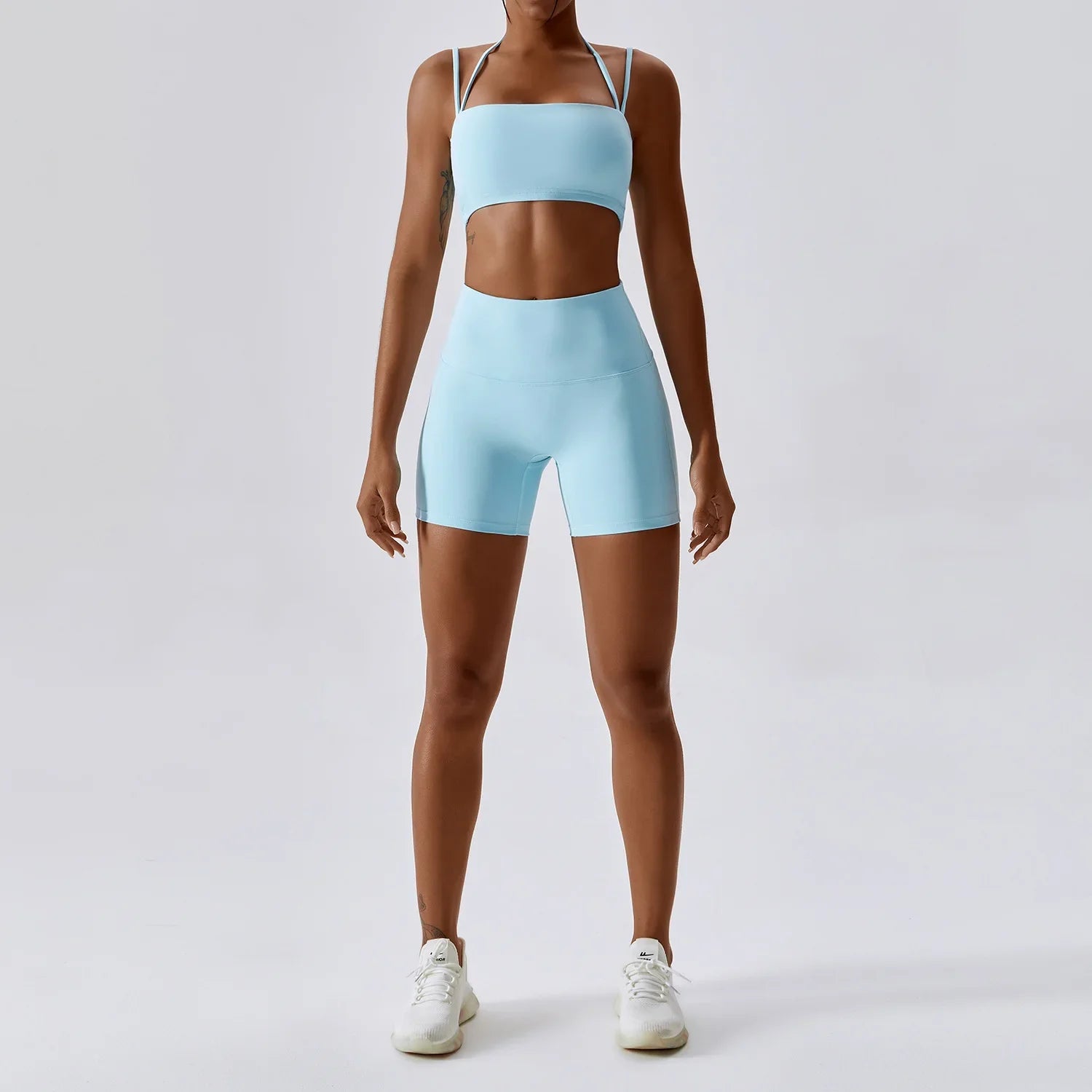 Yoga Clothing Sets Athletic Wear Women High Waist Leggings And Top Two Piece Set Seamless Gym Tracksuit Fitness Workout Outfits - HULAA