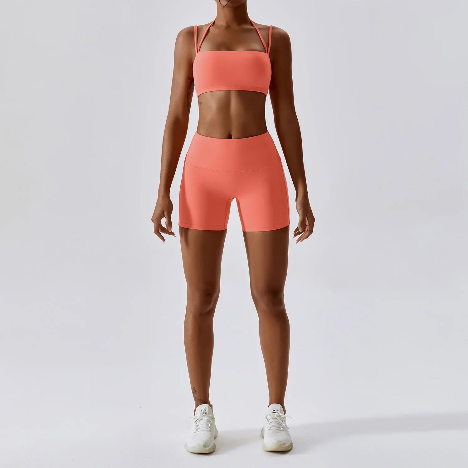 Yoga Clothing Sets Athletic Wear Women High Waist Leggings And Top Two Piece Set Seamless Gym Tracksuit Fitness Workout Outfits - HULAA