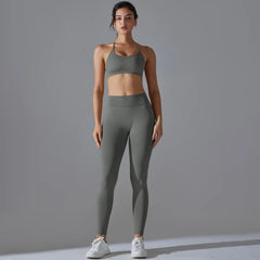 Yoga Suit for Women Yoga Set Sexy Sport Suit Hip Lifting Sports Fitness Bras and Leggings Set Sports Suits Breathable Set - HULAA