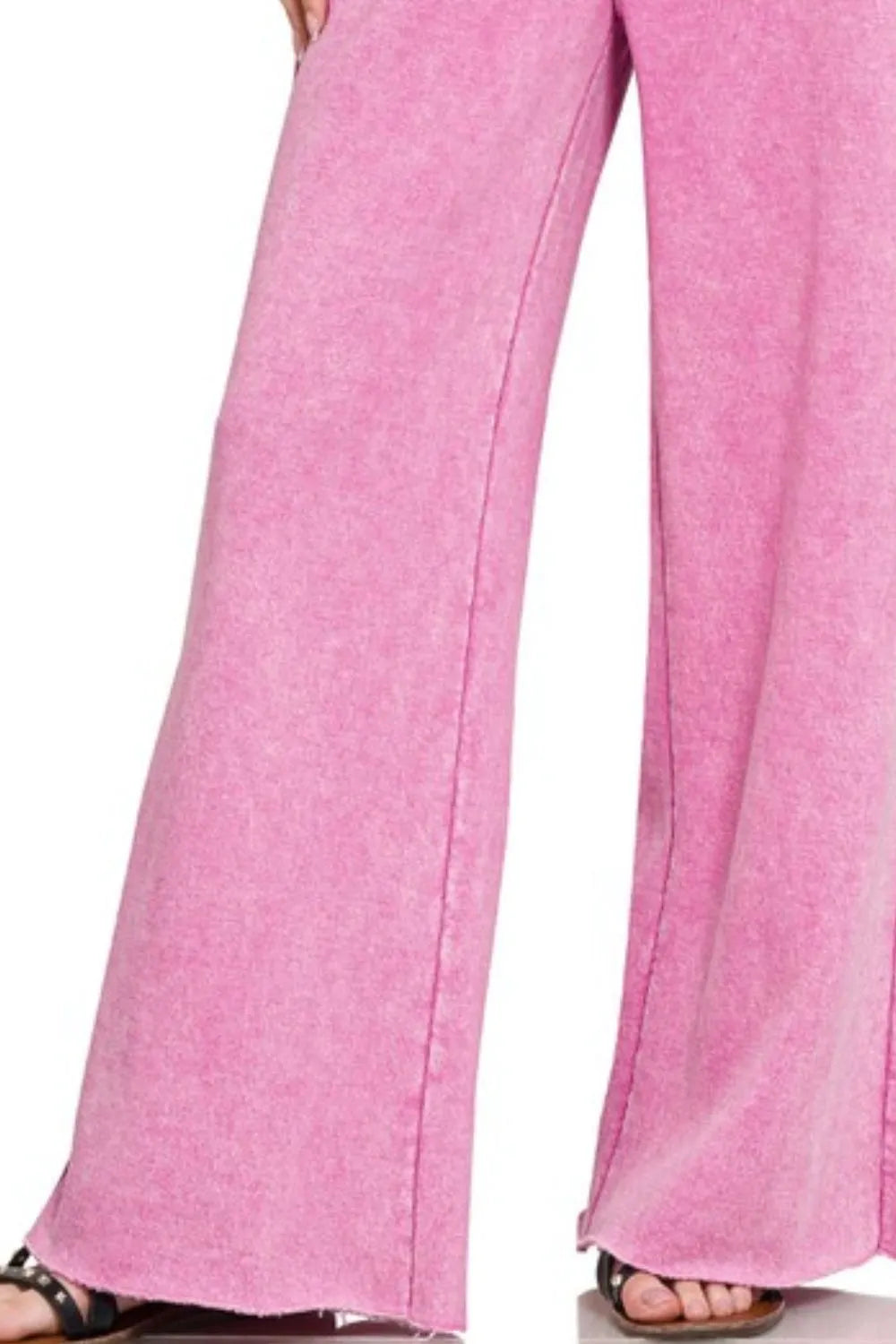 Palazzo sweatpants with pockets