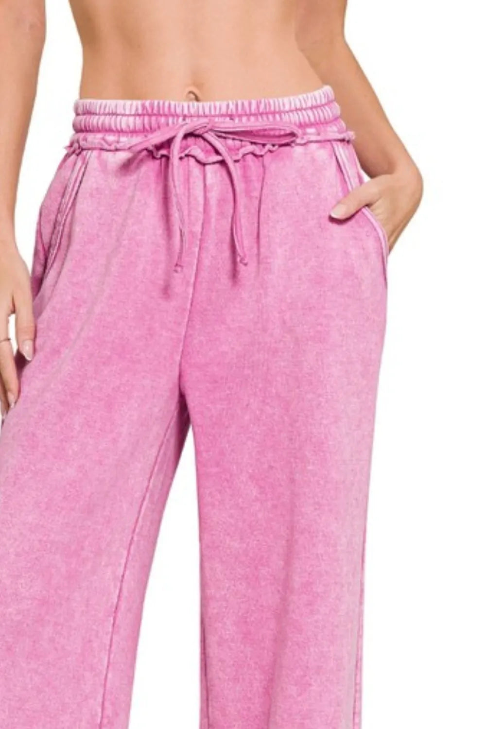 Women's acid wash sweatpants