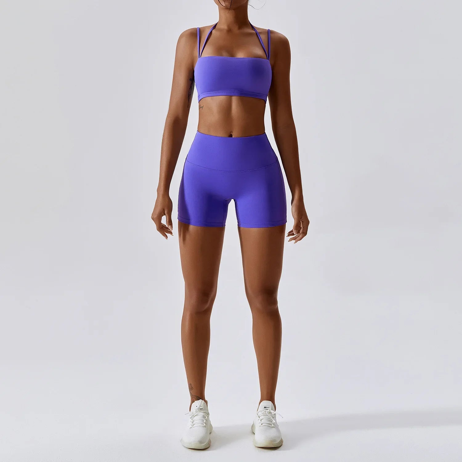 Yoga Clothing Sets Athletic Wear Women High Waist Leggings And Top Two Piece Set Seamless Gym Tracksuit Fitness Workout Outfits - HULAA