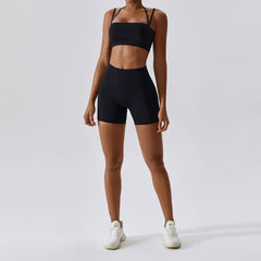 Yoga Clothing Sets Athletic Wear Women High Waist Leggings And Top Two Piece Set Seamless Gym Tracksuit Fitness Workout Outfits - HULAA