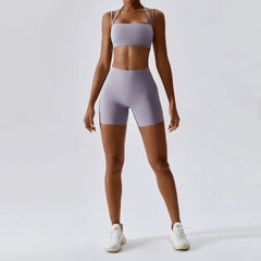 Yoga Clothing Sets Athletic Wear Women High Waist Leggings And Top Two Piece Set Seamless Gym Tracksuit Fitness Workout Outfits - HULAA
