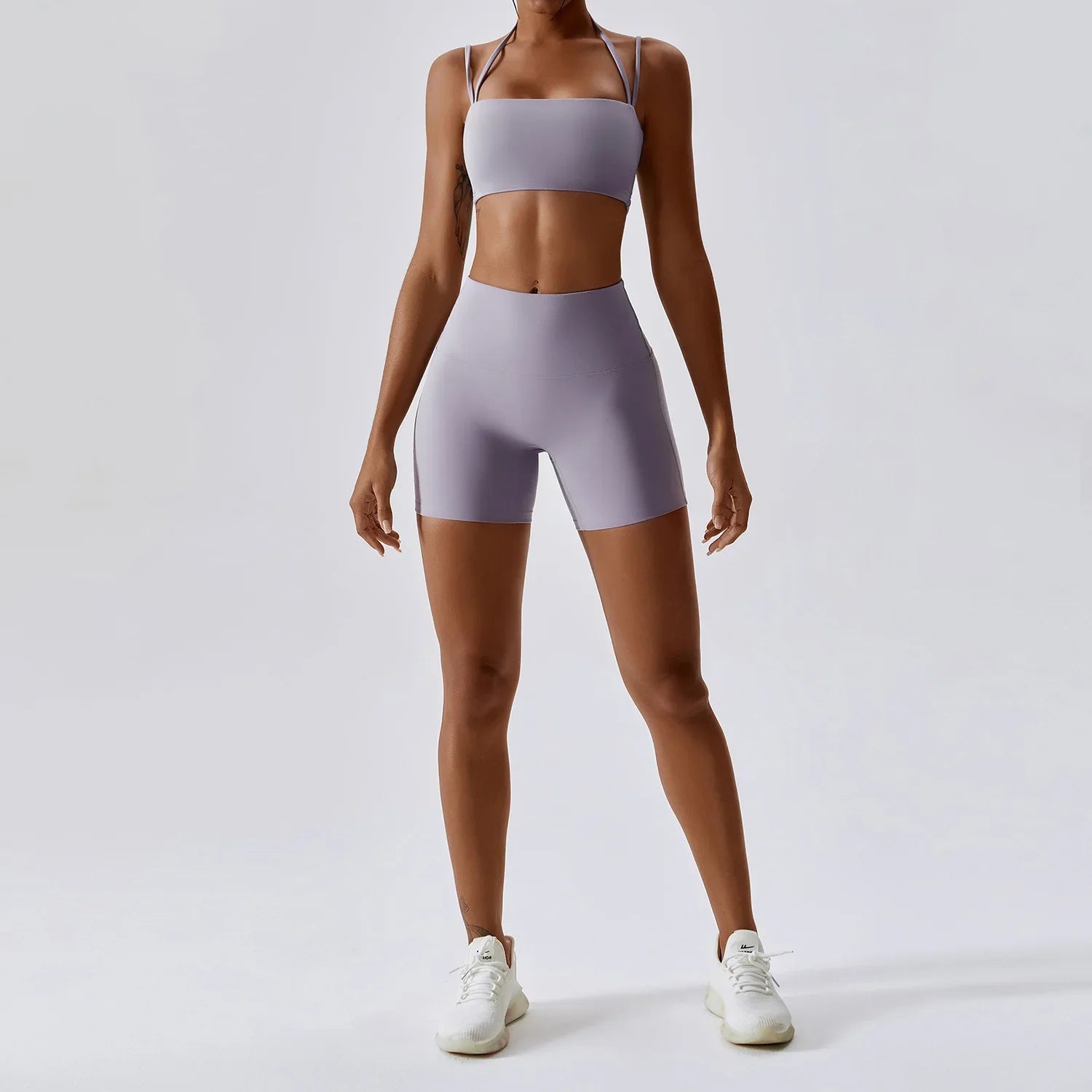Yoga Clothing Sets Athletic Wear Women High Waist Leggings And Top Two Piece Set Seamless Gym Tracksuit Fitness Workout Outfits - HULAA