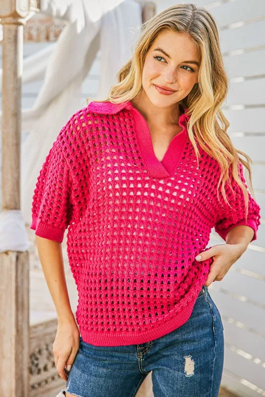 polo knit sweater women's